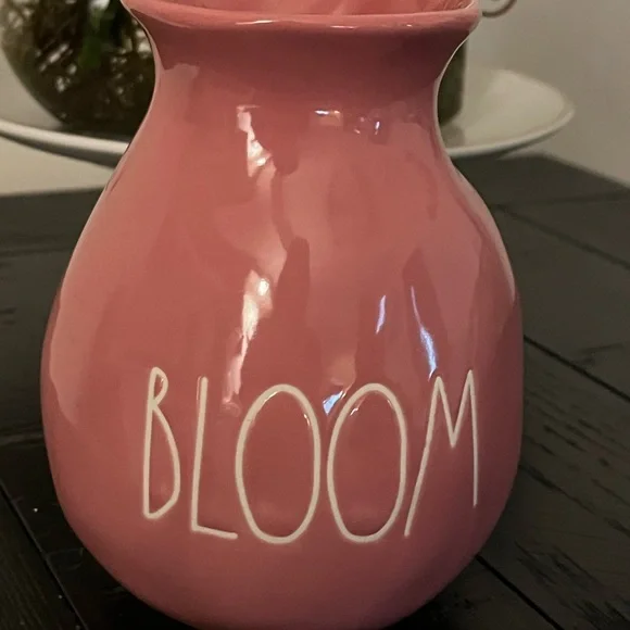 Rae Dunn Pink Ceramic Accent Vase Bloom - Picture 1 of 3